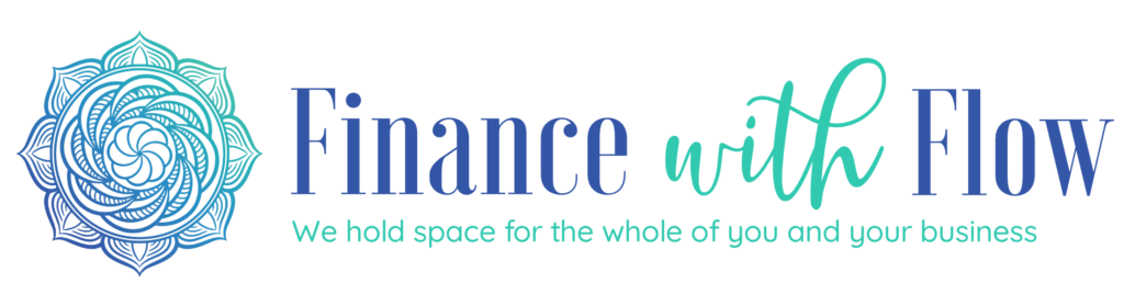 Finance with Flow colourful logo